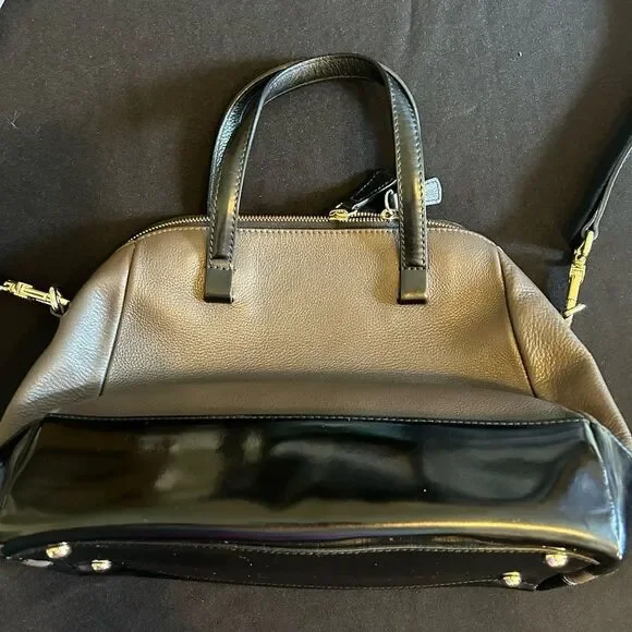 FURLA Leopard Print Black and Brown Handbag Good Condition - Picture 11 of 12